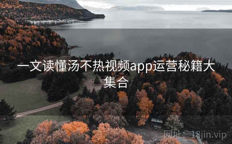 一文读懂汤不热视频app运营秘籍大集合